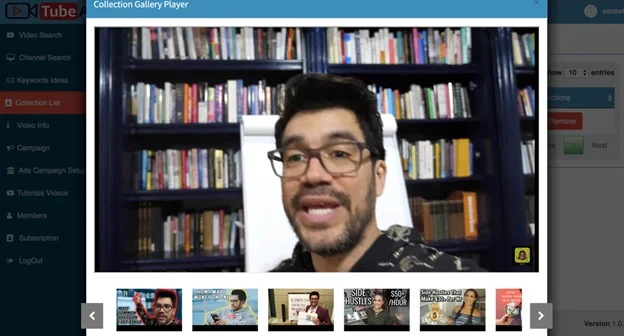 Collection List & Video Gallery