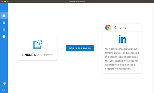 Linkdra desktop client