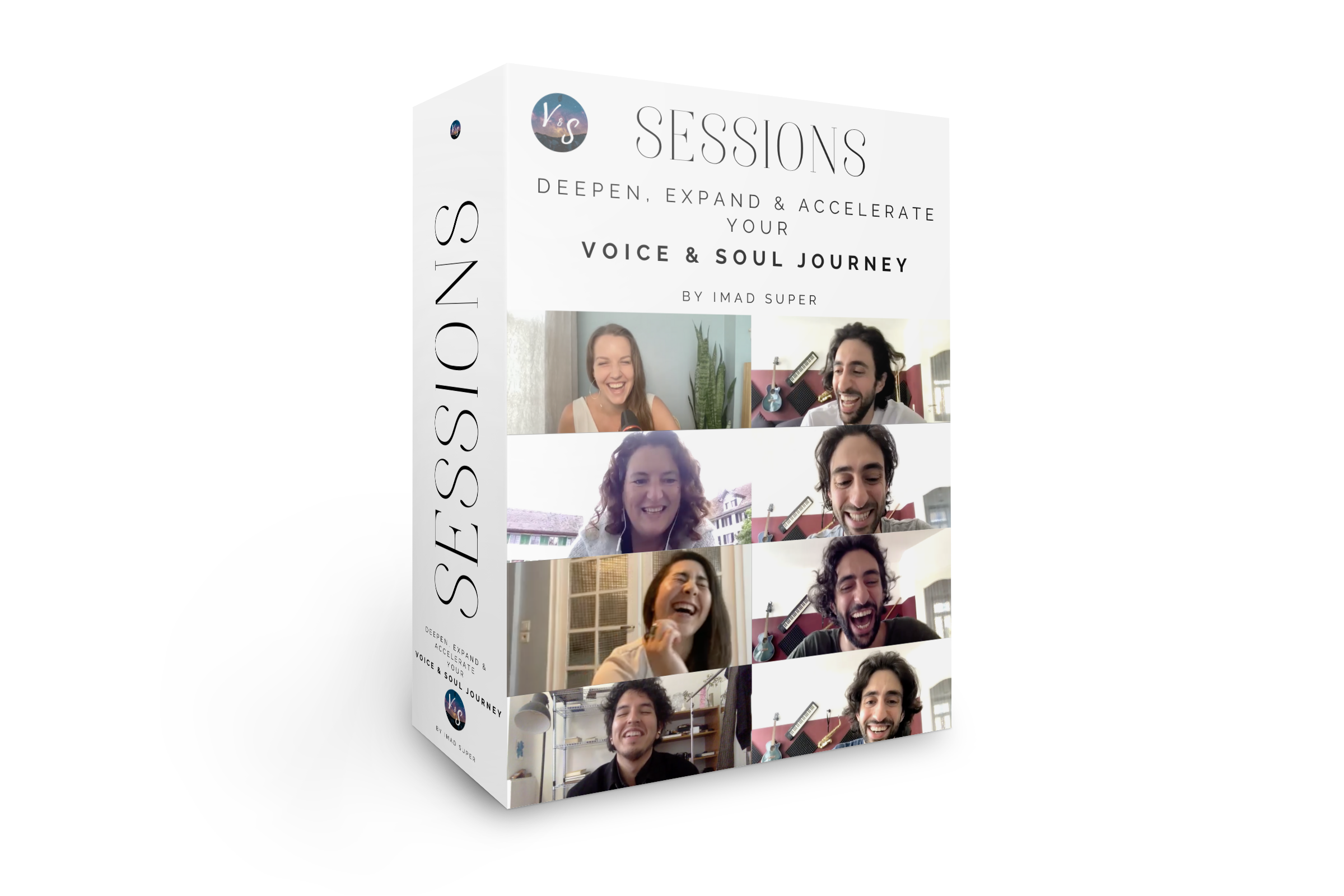 Voice & Soul Sessions masterclass box mockup