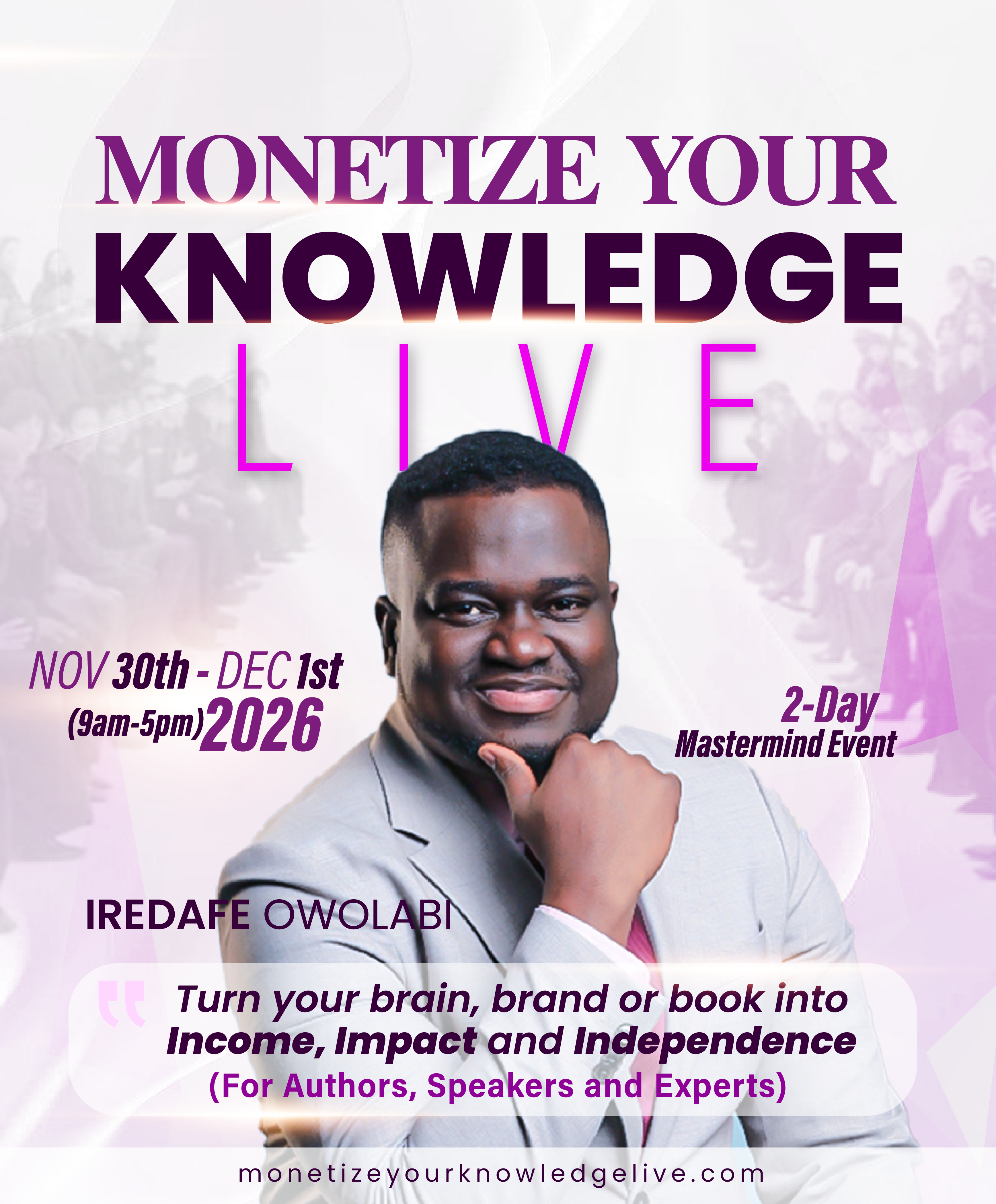 Monetize Your Knowledge — Dee Iredafe Owolabi