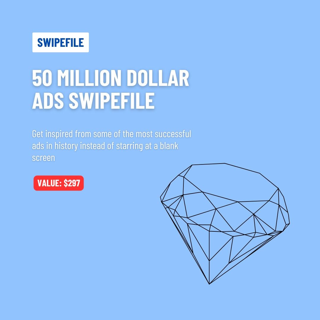 BONUS 1: 50 Million Dollar Ads Swipefile