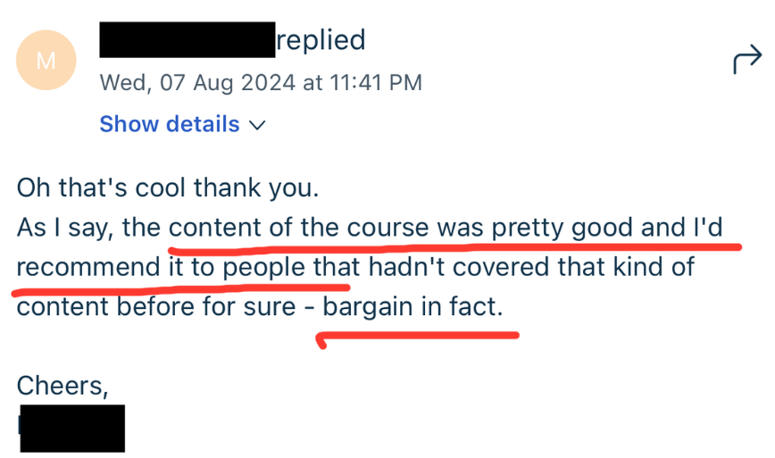 Composite social media testimonials praising Godson