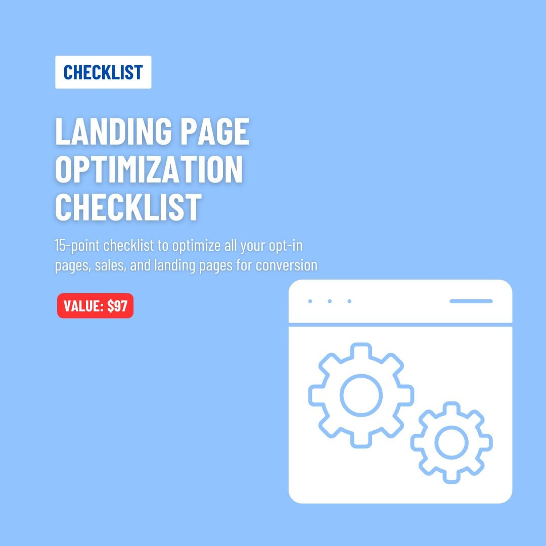 BONUS 3: Landing Page Optimization Checklist