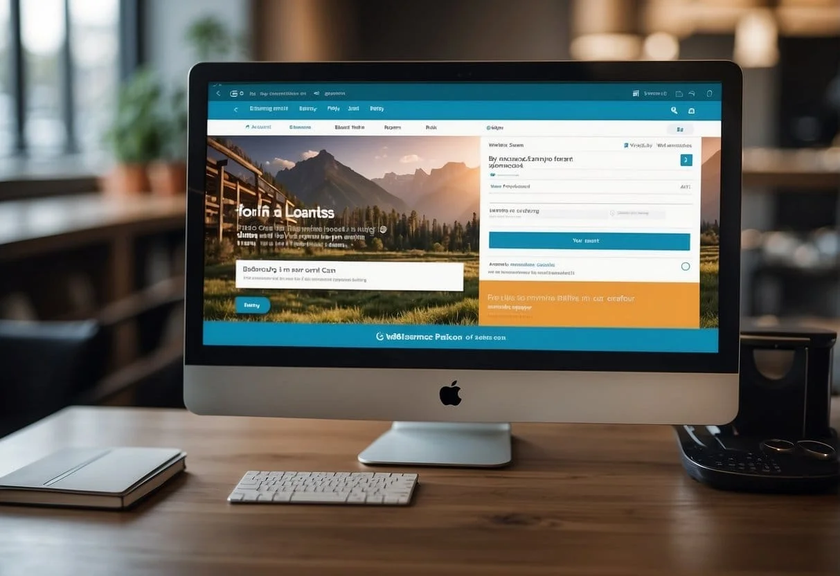 A computer screen displaying a salesforce b2b ecommerce platform with various product listings, a shopping cart, and a secure checkout process