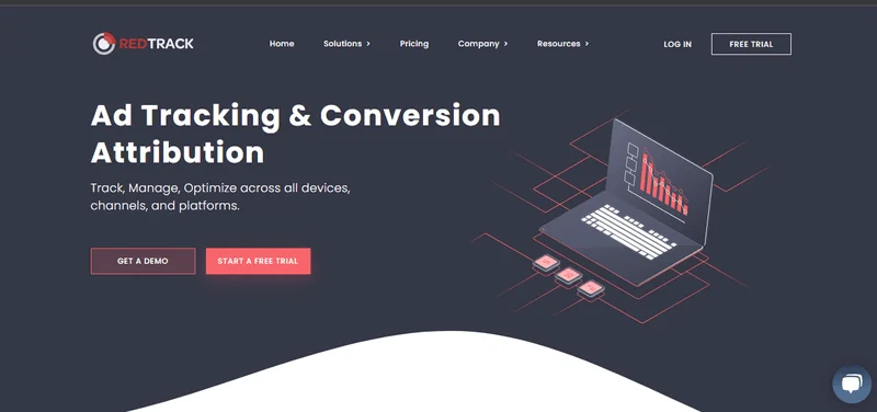 RedTrack dashboard