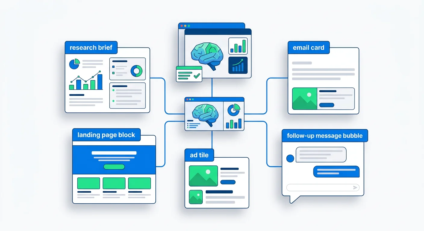 Diagram of the modern AI lead generation workflow
